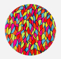 Stained Glass -Glass Cutting Board