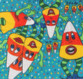 We’re Corny Fleece Throw Blanket