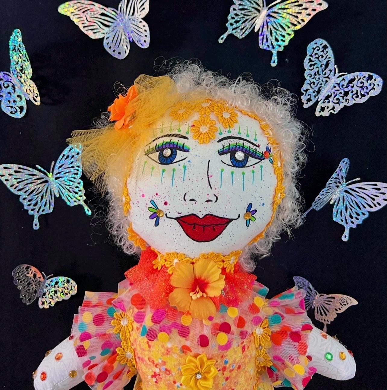 Handmade Collectible Doll- SNICKERBABE-SONNI -signed