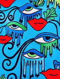 Eye Magic Fleece Throw Blanket