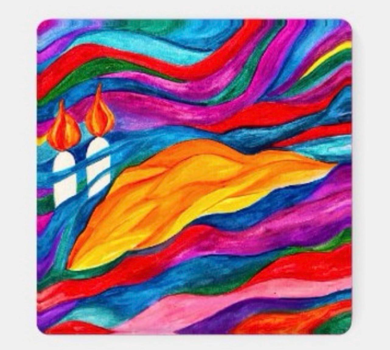 Tradition Acrylic Coaster Set