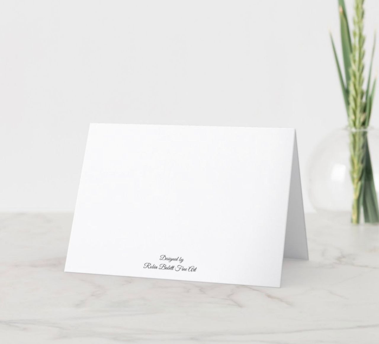 Moon Waves Greeting Card, Ocean Blank Greeting Card, Coastal Art Card