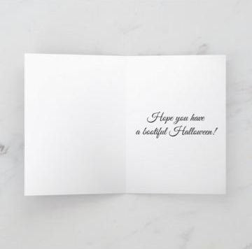 Boo Halloween Greeting Card