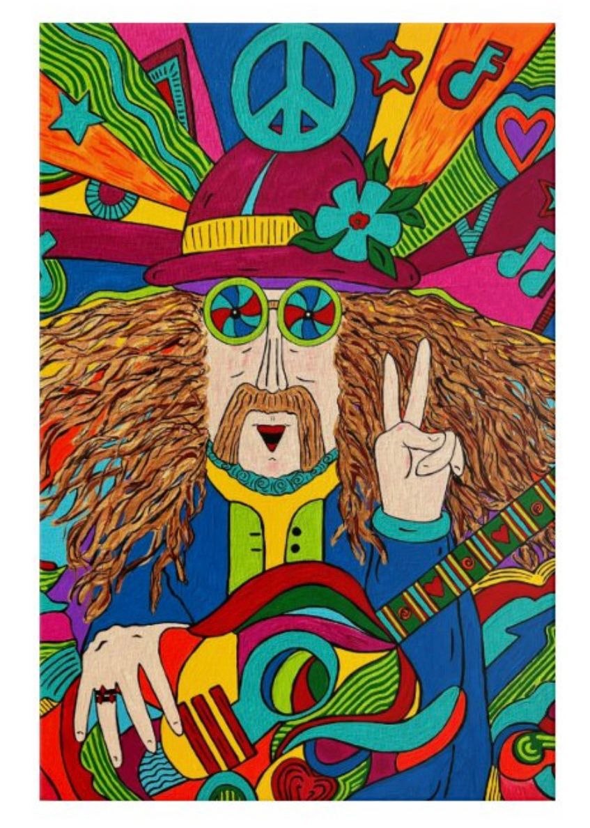 Peace Out! Acrylic Wall Art, Modern Statement Wall Décor
