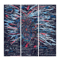 Musician Hallucination Triptych Acrylic Wall Art