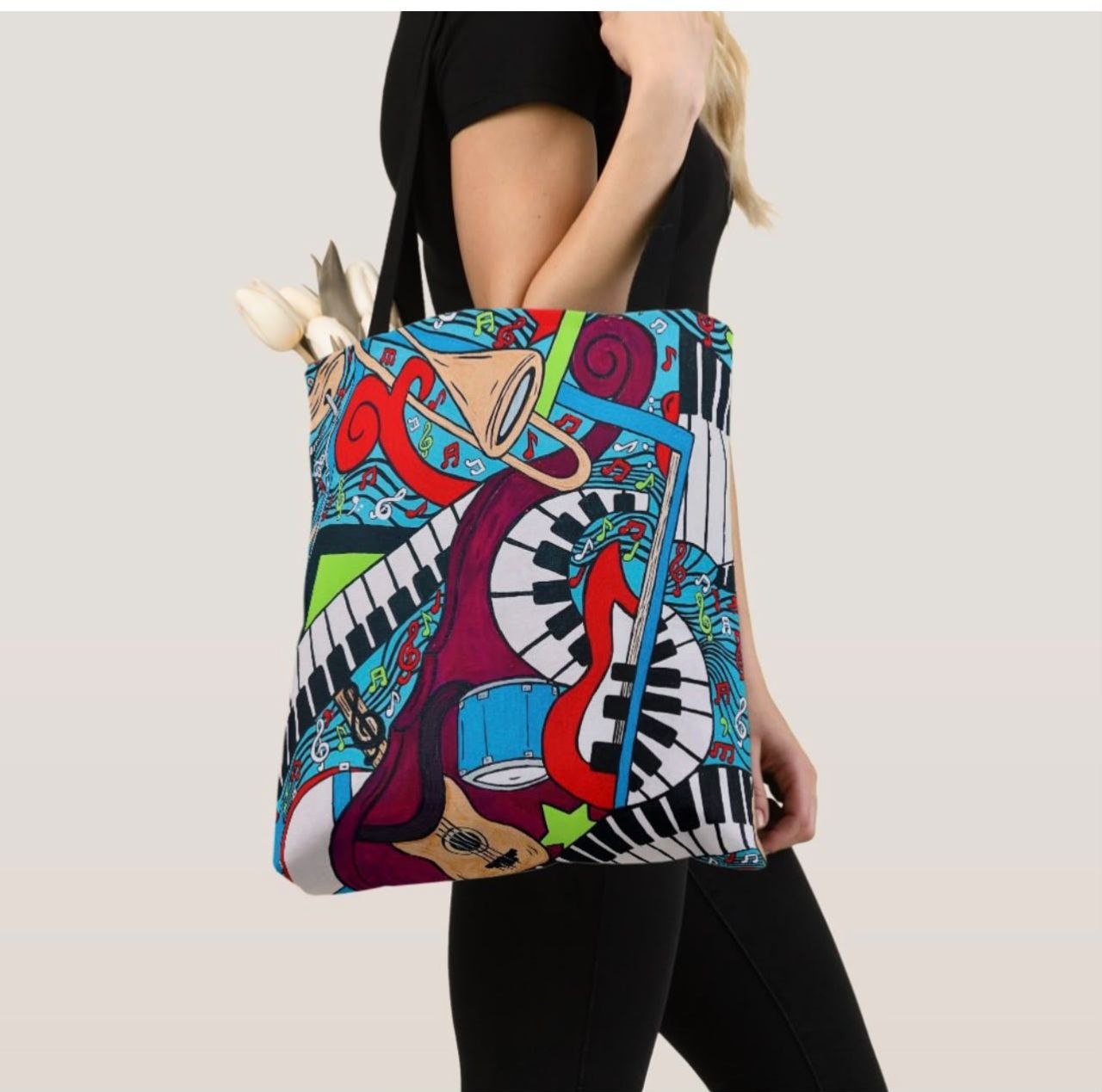 Music Montage Totes Bag