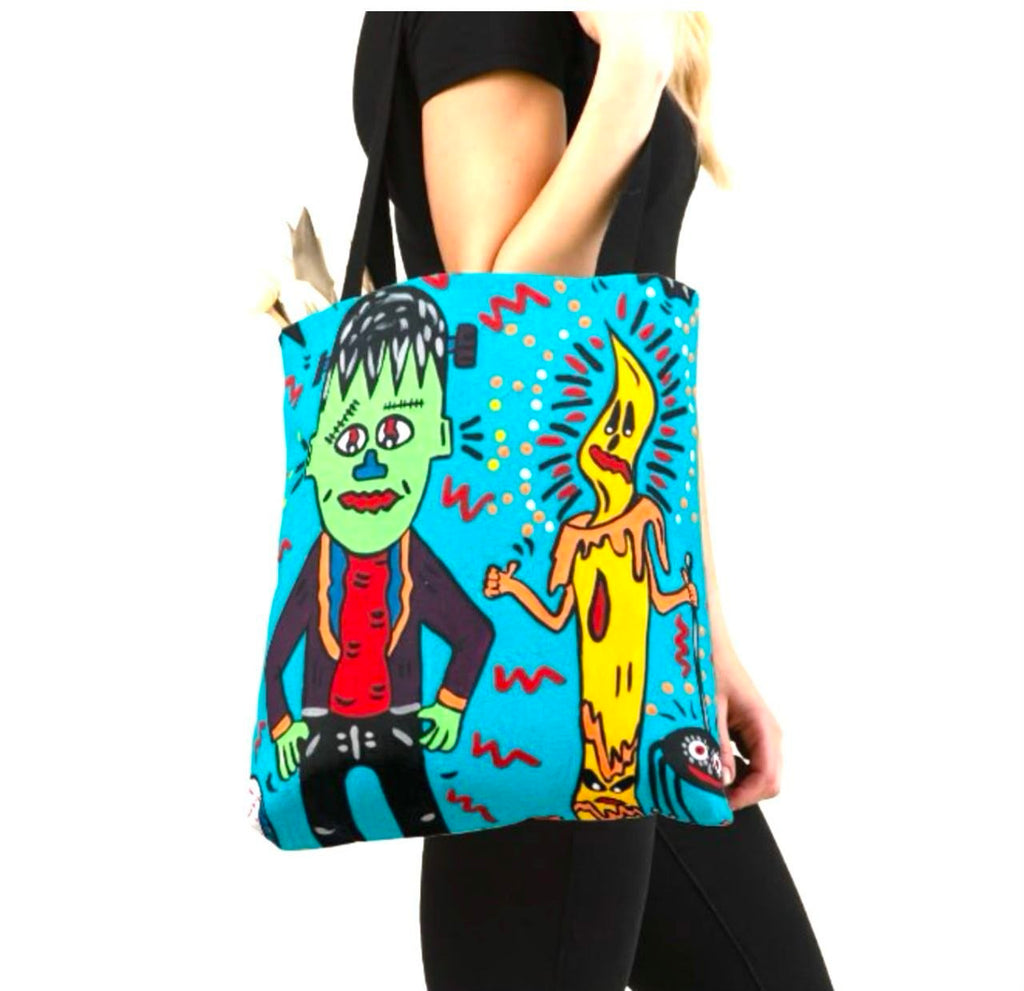 Frank N. Stein Totes Bag