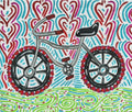 Peddling Love Fleece Throw Blanket
