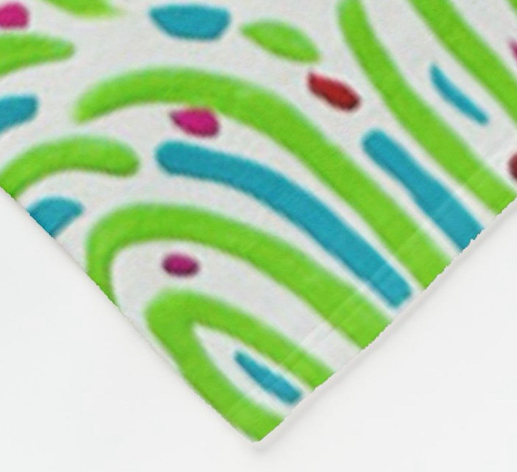 Peddling Love Fleece Throw Blanket
