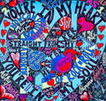 Straight From My Heart Fleece Throw Blanket