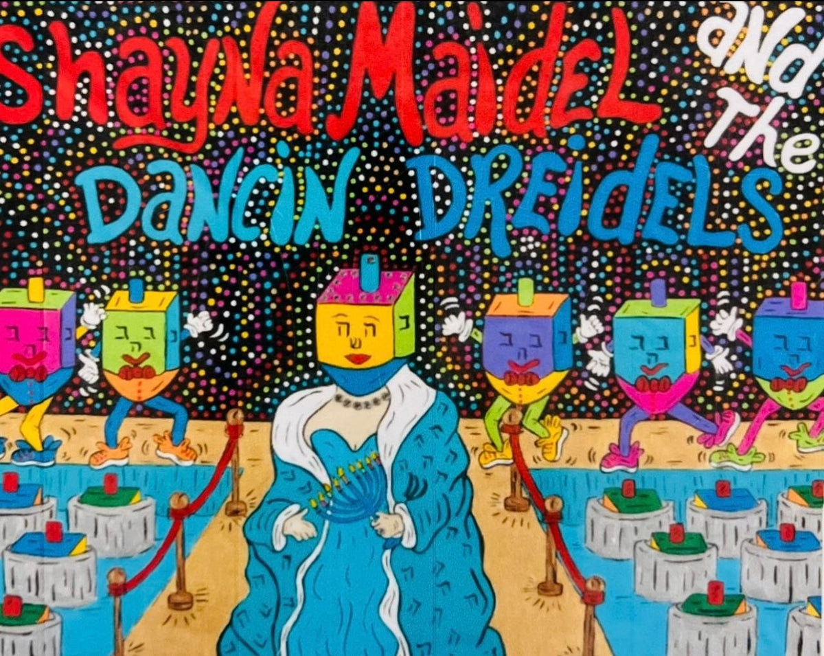 Shayna Maidel and the Dancin' Dreidels Fleece Throw Blanket