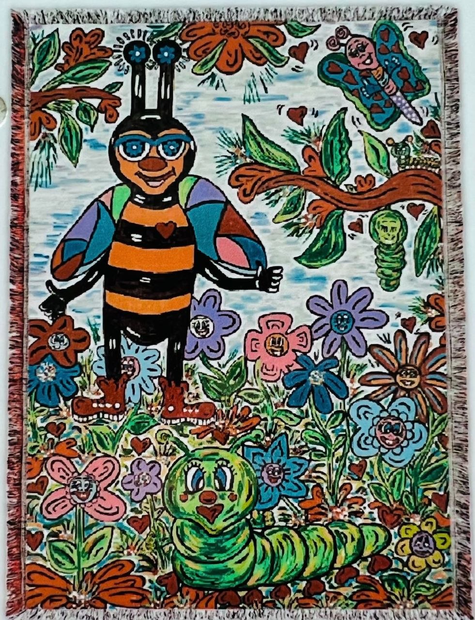 BACHUKI and Callie Woven Throw Blanket