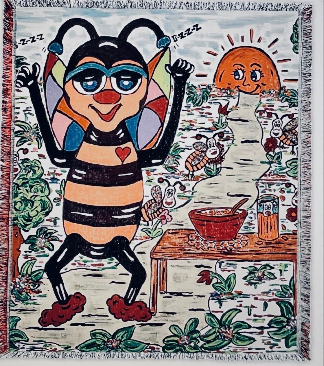 BACHUKI Stretchy Metchy Woven Throw Blanket