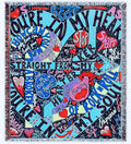 Straight From My Heart Woven Throw Blanket