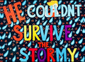 He Couldn't Survive the "Stormy" Art Glass Paperweight