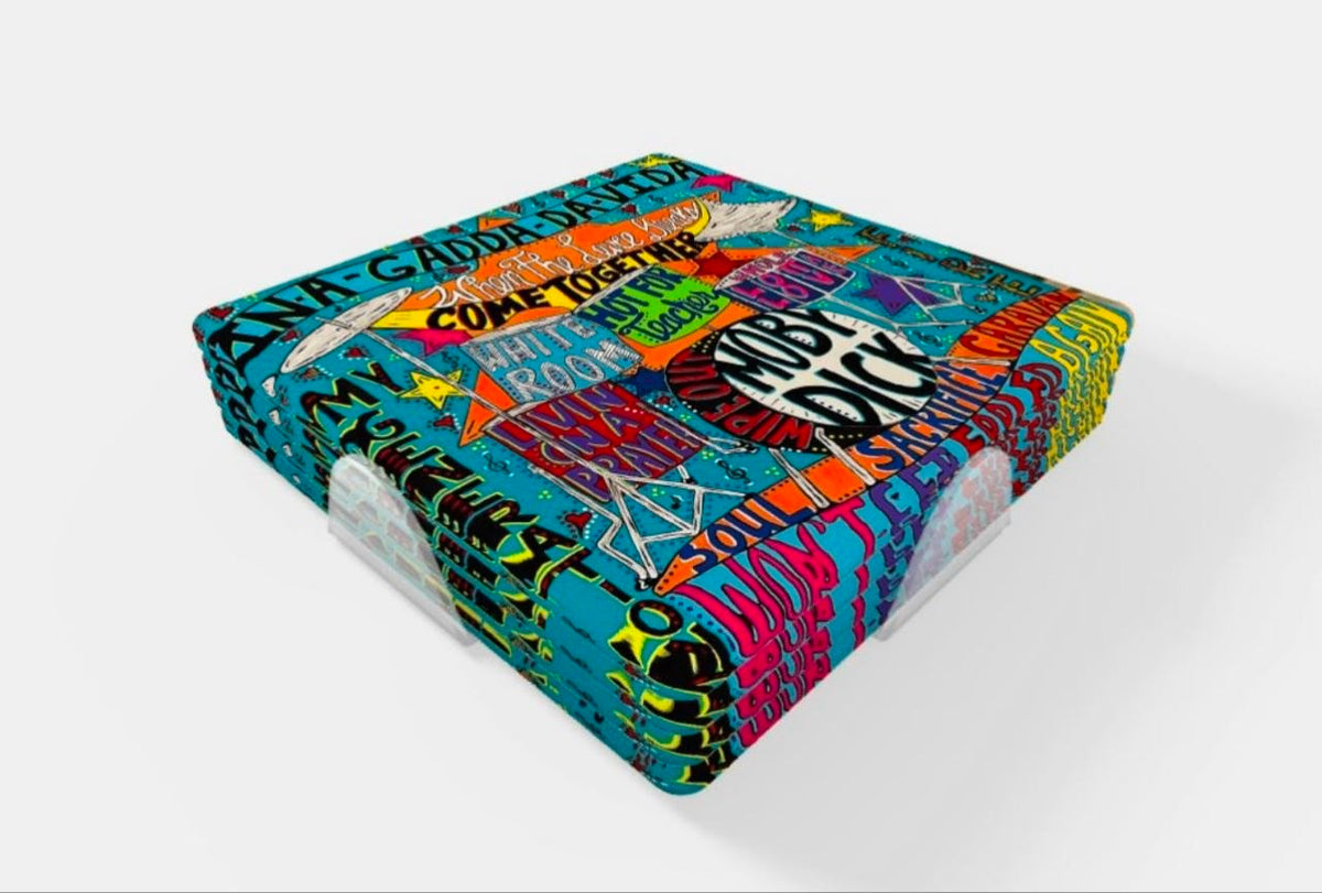 Drummin Acrylic Coaster Set