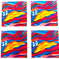 Tradition Acrylic Coaster Set