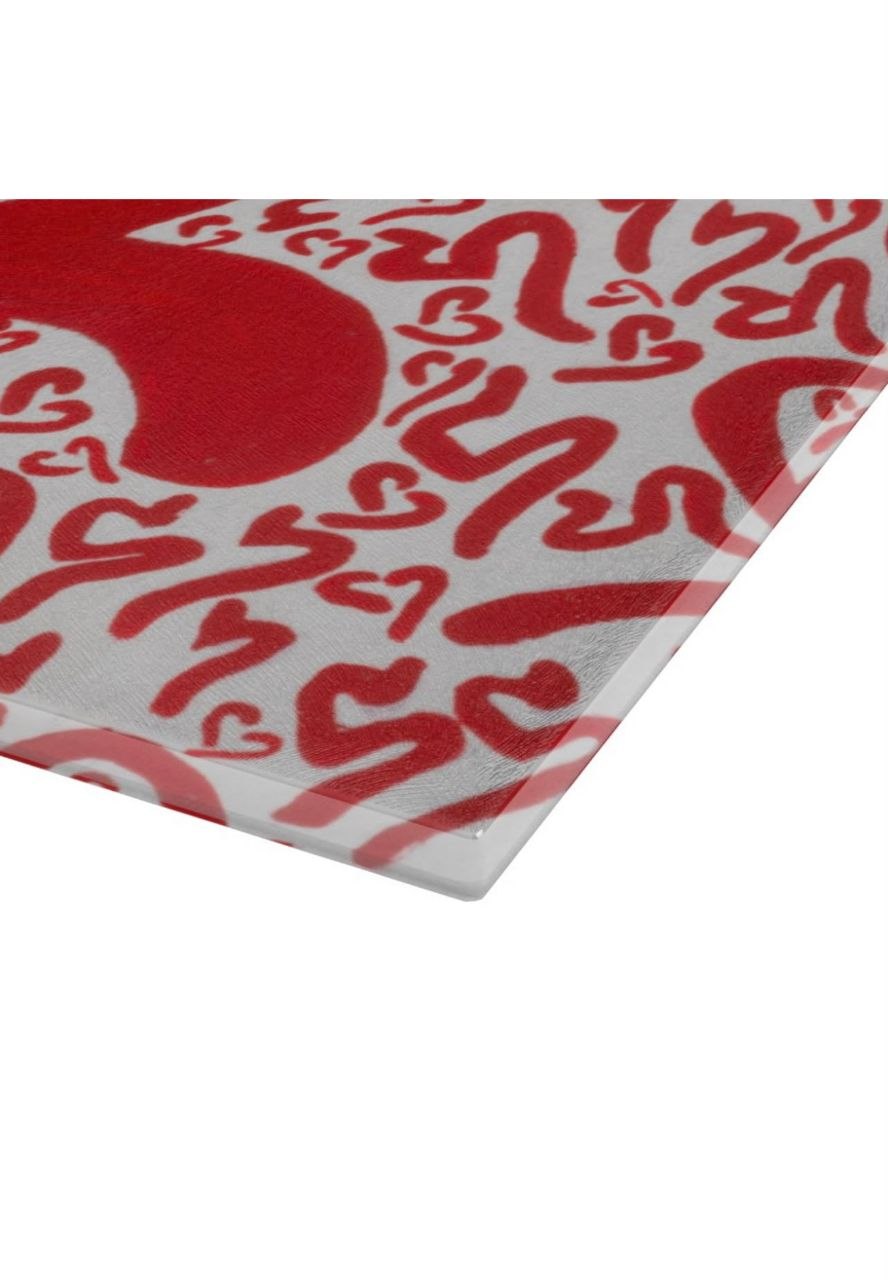 LOVE Glass Cutting Board