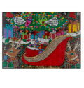 Open Your Presents Deer Glass Cutting Board