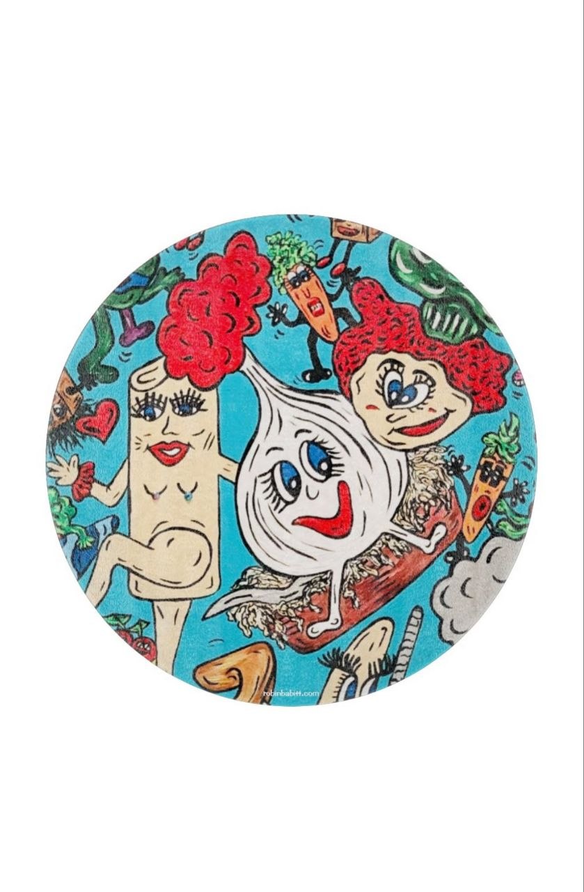 We Are The Meal Glass Cutting Board
