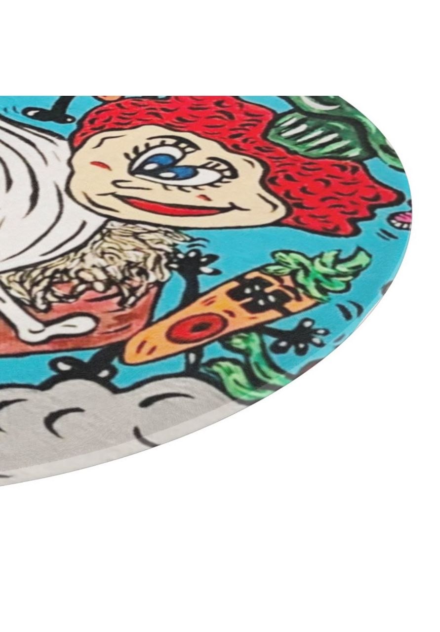 We Are The Meal Glass Cutting Board
