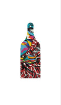 Van Halen Glass Paddle Cutting Board
