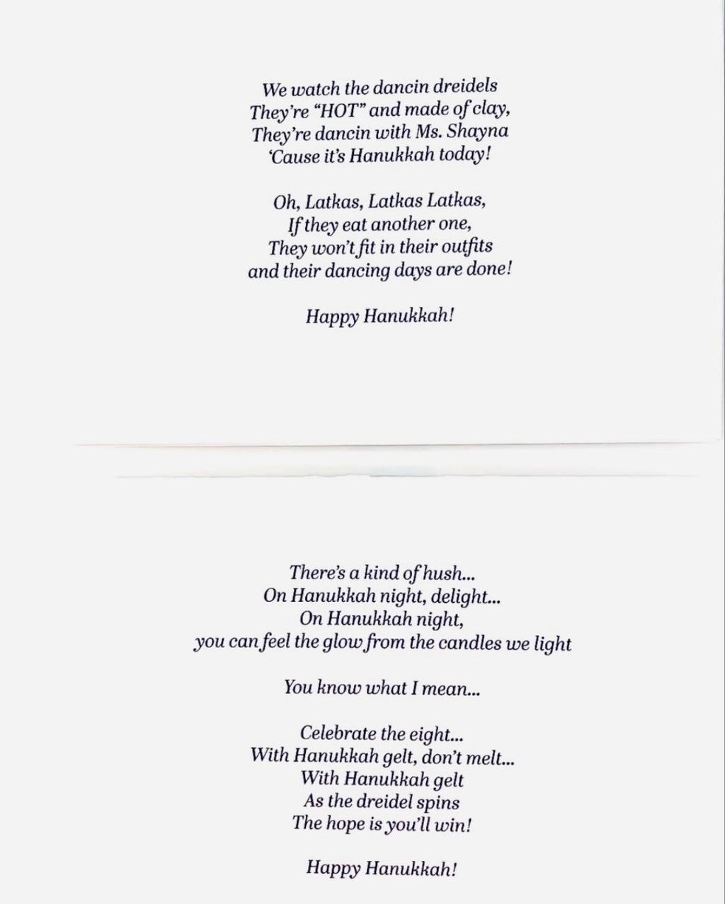 Greeting Card Set (2 pack) | Shayna Maidel and the Dancin' Dreidels & Menorah Horah Greeting Cards