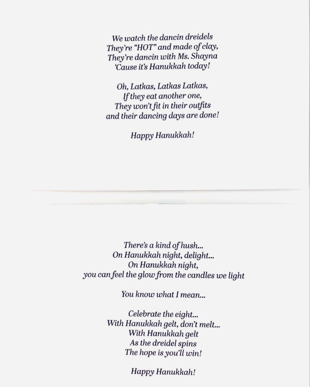 Greeting Card Set (2 pack) | Shayna Maidel and the Dancin' Dreidels & Menorah Horah Greeting Cards
