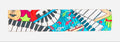 Music Montage Chiffon Scarf
